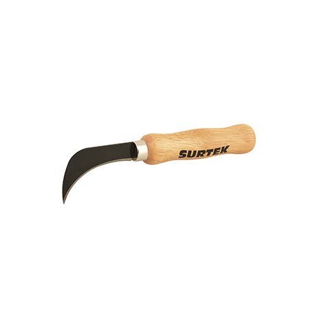 Cuchillo de linoleo 8 mango de madera SURTEK 120125