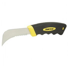 Cuchillo dentado de linoleo 8 mango bimaterial SURTEK 120127