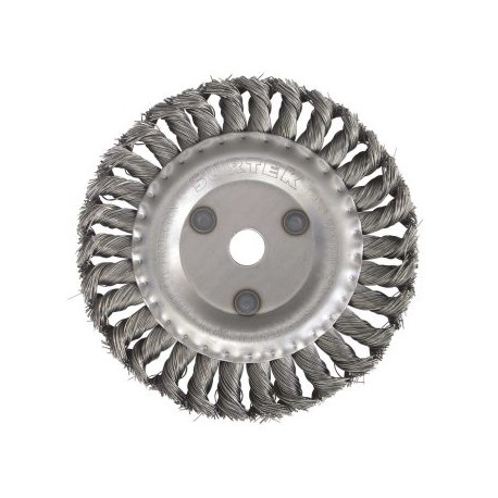 Carda circular trenzada alambre grueso 4?x0.50mm rosca M14 SURTEK C533