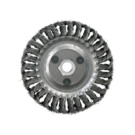 Carda circular trenzada alambre grueso 6?x0.51mm rosca 5/8 SURTEK C536